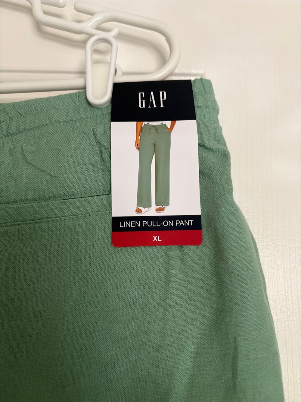 NWT Women’s XL  Relaxed Drawstring Pants — Sage - Picture 4 of 6